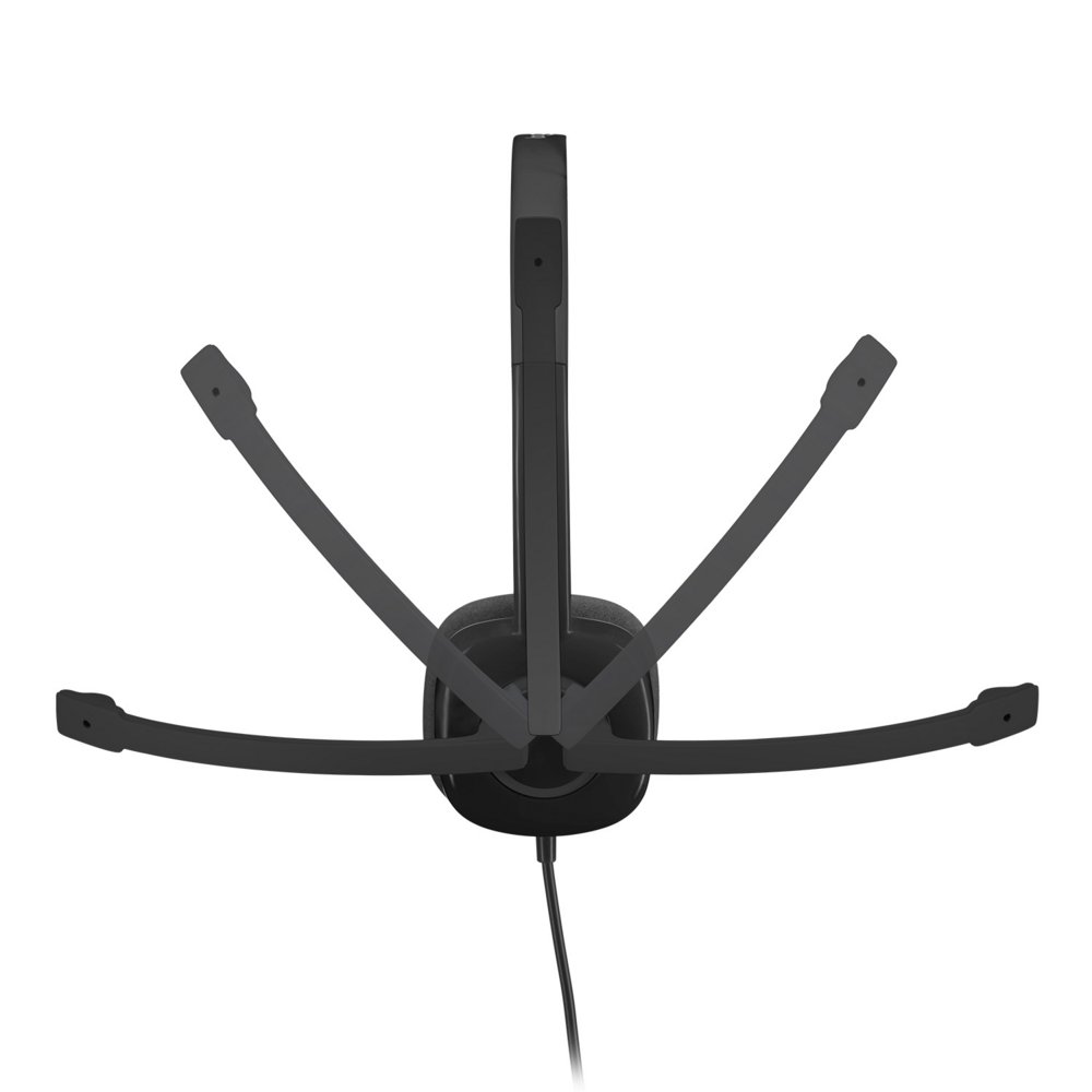 Logitech H151 | Bedrade On-ear Headset | 3.5mm | Zwart 4 Logitech H151 | Bedrade On-ear Headset | 3.5mm | Zwart - Afbeelding 4