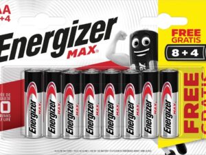 Energizer Max | AA-batterijen | Alkaline | 8+4-pack