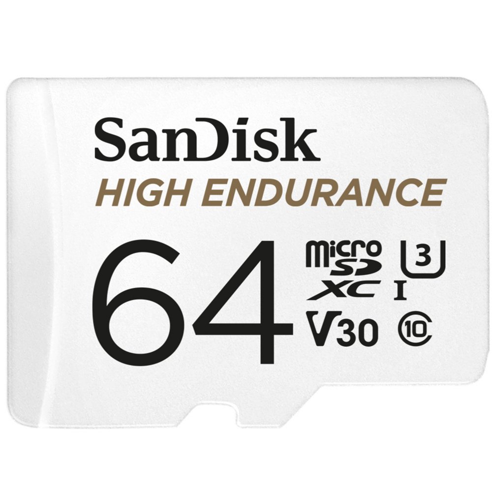 SanDisk High Endurance | MicroSDXC | 64GB | Class 10 | UHS-I U3 1 SanDisk High Endurance | MicroSDXC | 64GB | Class 10 | UHS-I U3