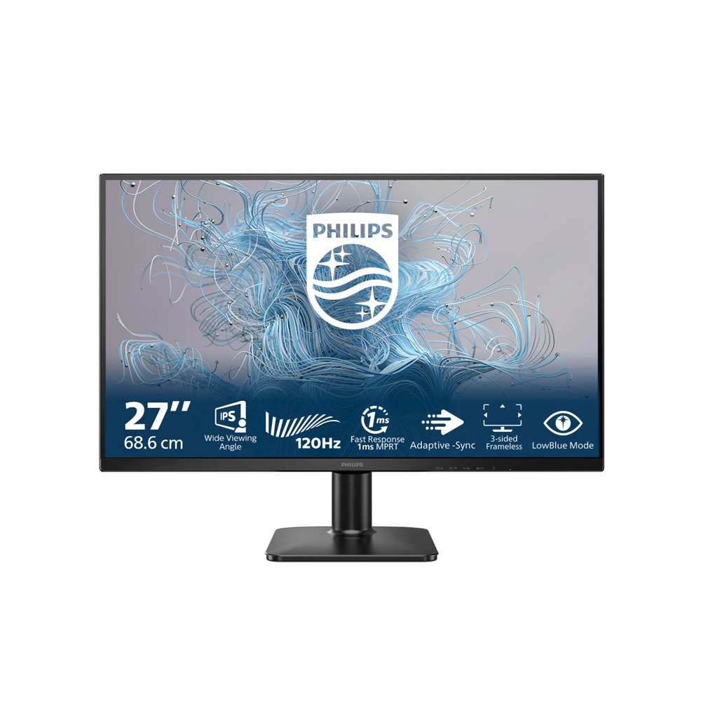 Philips 27E2N1110/00 | 27" Full HD VA Monitor | 120Hz | 1ms | HDMI & VGA | Adaptive Sync | LowBlue Mode | Flicker-Free | Zwart 1 Philips 27E2N1110/00 | 27" Full HD VA Monitor | 120Hz | 1ms | HDMI & VGA | Adaptive Sync | LowBlue Mode | Flicker-Free | Zwart