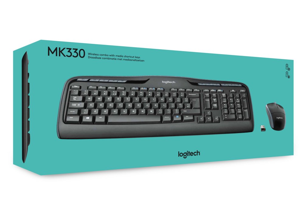 Logitech MK330 | Draadloze Muis en Toetsenbordcombo | QWERTY 5 Logitech MK330 | Draadloze Muis en Toetsenbordcombo | QWERTY - Afbeelding 5