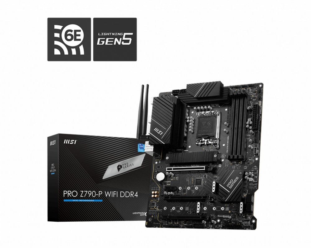 MSI PRO Z790-P WIFI | Socket LGA 1700 | Intel Z790 | 4xDDR5 | ATX | Moederbord 1 MSI PRO Z790-P WIFI | Socket LGA 1700 | Intel Z790 | 4xDDR5 | ATX | Moederbord