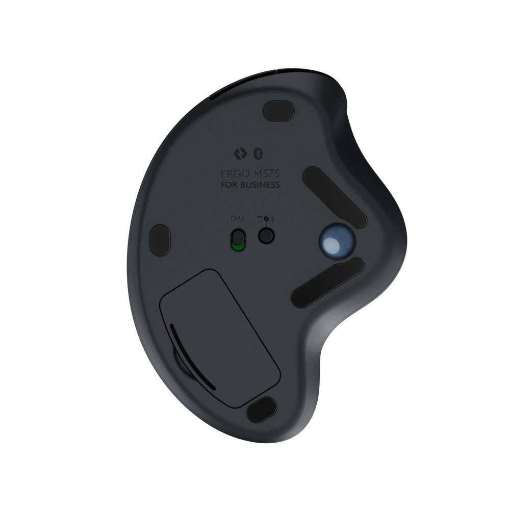 Logitech M575 Ergo Trackball for Business | Ergonomische Draadloze Muis | Rechtshandig | RF + Bluetooth | 2000 DPI | Grafiet 5 Logitech M575 Ergo Trackball for Business | Ergonomische Draadloze Muis | Rechtshandig | RF + Bluetooth | 2000 DPI | Grafiet - Afbeelding 5