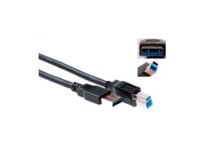 ACT SB3019 | USB 3.2 Gen 1 Kabel | USB-A naar USB-B | 2m | Zwart