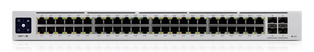 Ubiquiti UniFi USW-Pro-48-PoE Gen2 | Managed L2/L3 Switch | 48 Poorten | Gigabit Ethernet (10/100/1000 Mbps) | PoE++ | 1U Rackmount | Zilver 2 Ubiquiti UniFi USW-Pro-48-PoE Gen2 | Managed L2/L3 Switch | 48 Poorten | Gigabit Ethernet (10/100/1000 Mbps) | PoE++ | 1U Rackmount | Zilver - Afbeelding 2