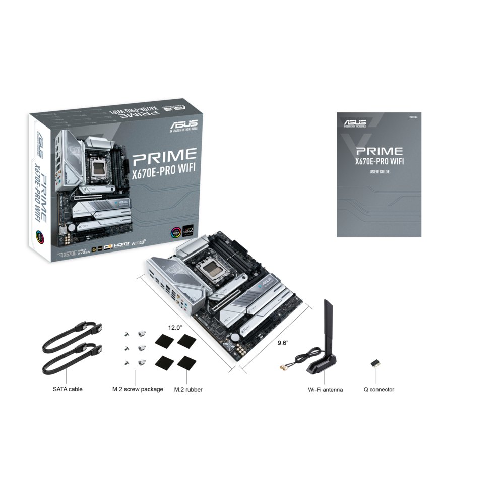 ASUS PRIME X670E-PRO WIFI | Socket AM5 | Intel X670 | 4xDDR5 | ATX | Moederbord 6 ASUS PRIME X670E-PRO WIFI | Socket AM5 | Intel X670 | 4xDDR5 | ATX | Moederbord - Afbeelding 6