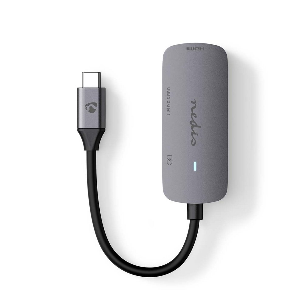Nedis CCGB64230GY01 | Interface Hub USB 3.2 Gen 1 (3.1 Gen 1) | 1× USB-A + 1× USB-C + 1× HDMI | 5 Gbps | Grijs 5 Nedis CCGB64230GY01 | Interface Hub USB 3.2 Gen 1 (3.1 Gen 1) | 1× USB-A + 1× USB-C + 1× HDMI | 5 Gbps | Grijs - Afbeelding 5