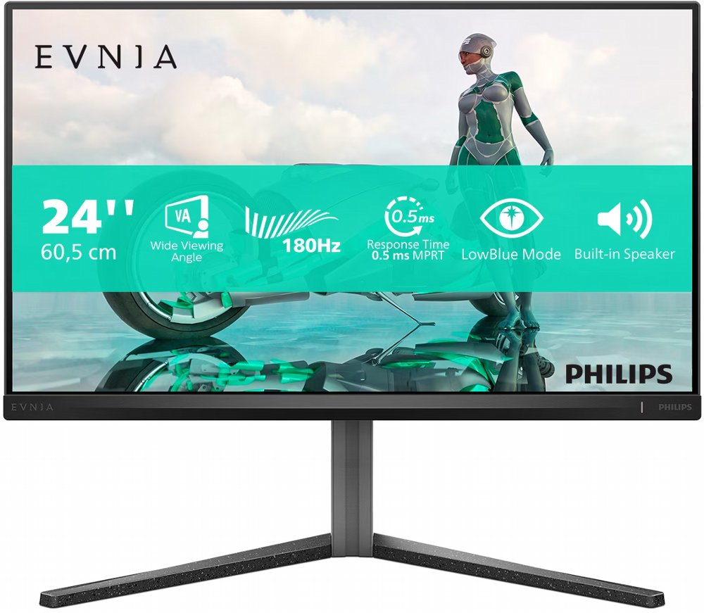 Philips Evnia 24M2N3200A/00 24" | 1920 x 1080 Full HD IPS | 180Hz | Gaming Monitor 1 Philips Evnia 24M2N3200A/00 24" | 1920 x 1080 Full HD IPS | 180Hz | Gaming Monitor