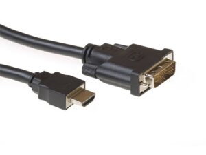 ACT AC7520 | HDMI naar DVI-D Kabel | 2 m | Zwart