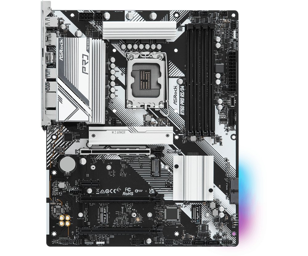 Asrock B760 Pro RS/D4 | Socket LGA 1700 | Intel B760 | 4xDDR4 | ATX | Moederbord 3 Asrock B760 Pro RS/D4 | Socket LGA 1700 | Intel B760 | 4xDDR4 | ATX | Moederbord - Afbeelding 3