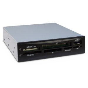 Inter-Tech CI-02 | Interne geheugenkaartlezer | USB 2.0 | 3.5" bay | Ondersteunt CF