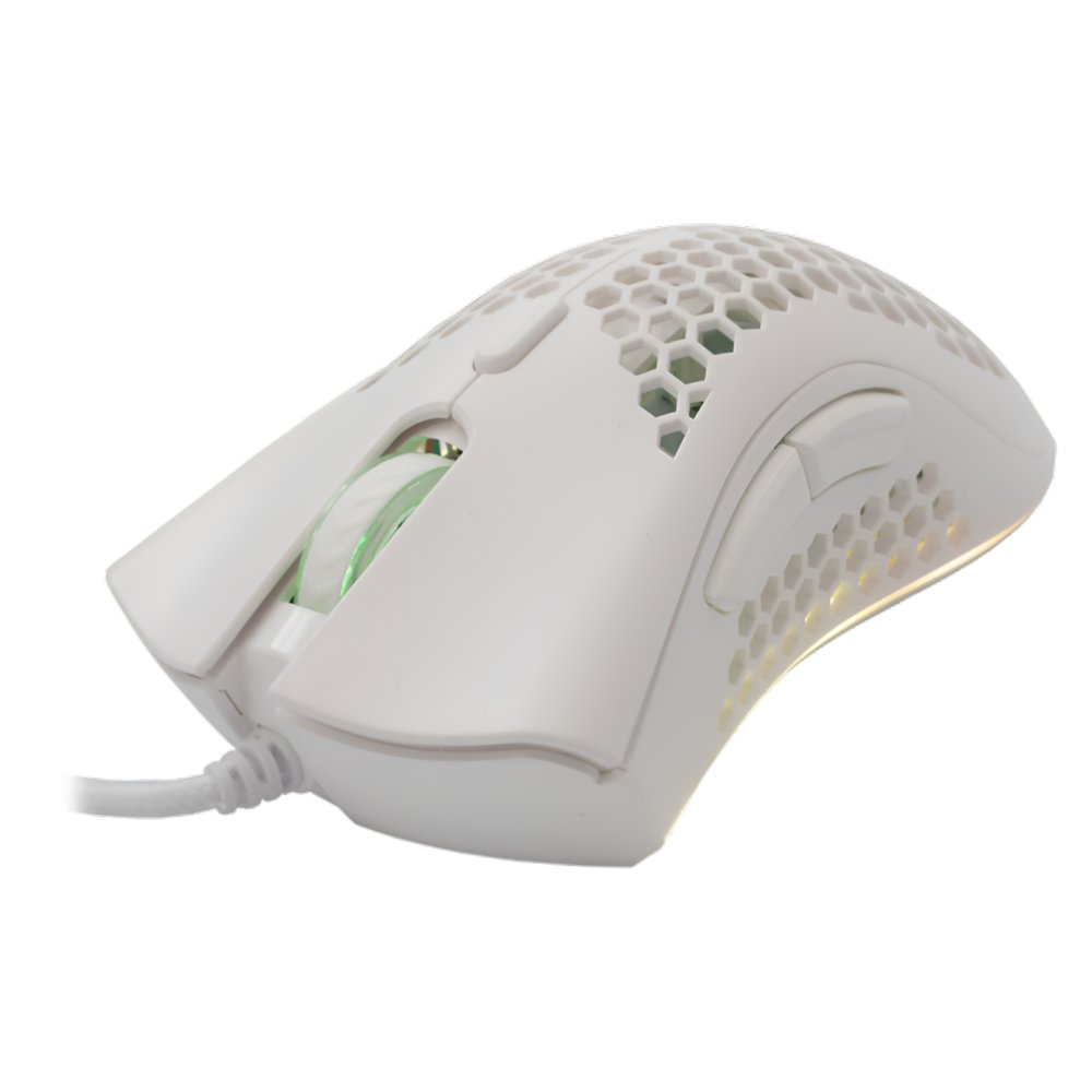 Baracuda CORAL RGB | Bedrade Gaming Muis | USB-A | 12800 DPI | Wit 1 Baracuda CORAL RGB | Bedrade Gaming Muis | USB-A | 12800 DPI | Wit