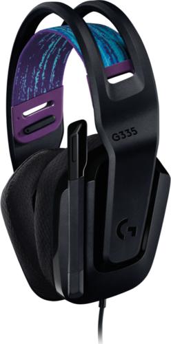 Logitech G335 | On-Ear Gaming Headset 3,5mm Connector | Zwart 3 Logitech G335 | On-Ear Gaming Headset 3,5mm Connector | Zwart - Afbeelding 3