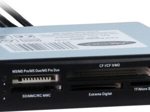 Inter-Tech CI-01 | Interne geheugenkaartlezer | USB 3.2 Gen 1 (5 Gbps) | 3.5" bay | Ondersteunt CF