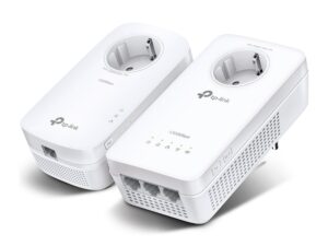 TP-Link TL-WPA8631P KIT | AV1300 Powerline Adapter Set | 1300 Mbps | Gigabit Ethernet | Wi-Fi AC1200 | Met Stopcontact | Wit