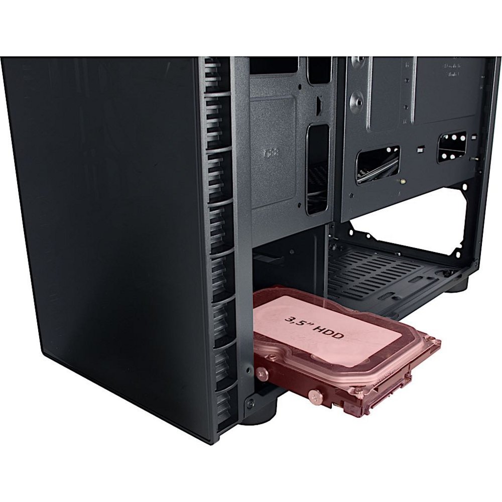 Inter-Tech CXC2 Blue Light | Midi Tower Case | Zwart 4 Inter-Tech CXC2 Blue Light | Midi Tower Case | Zwart - Afbeelding 4