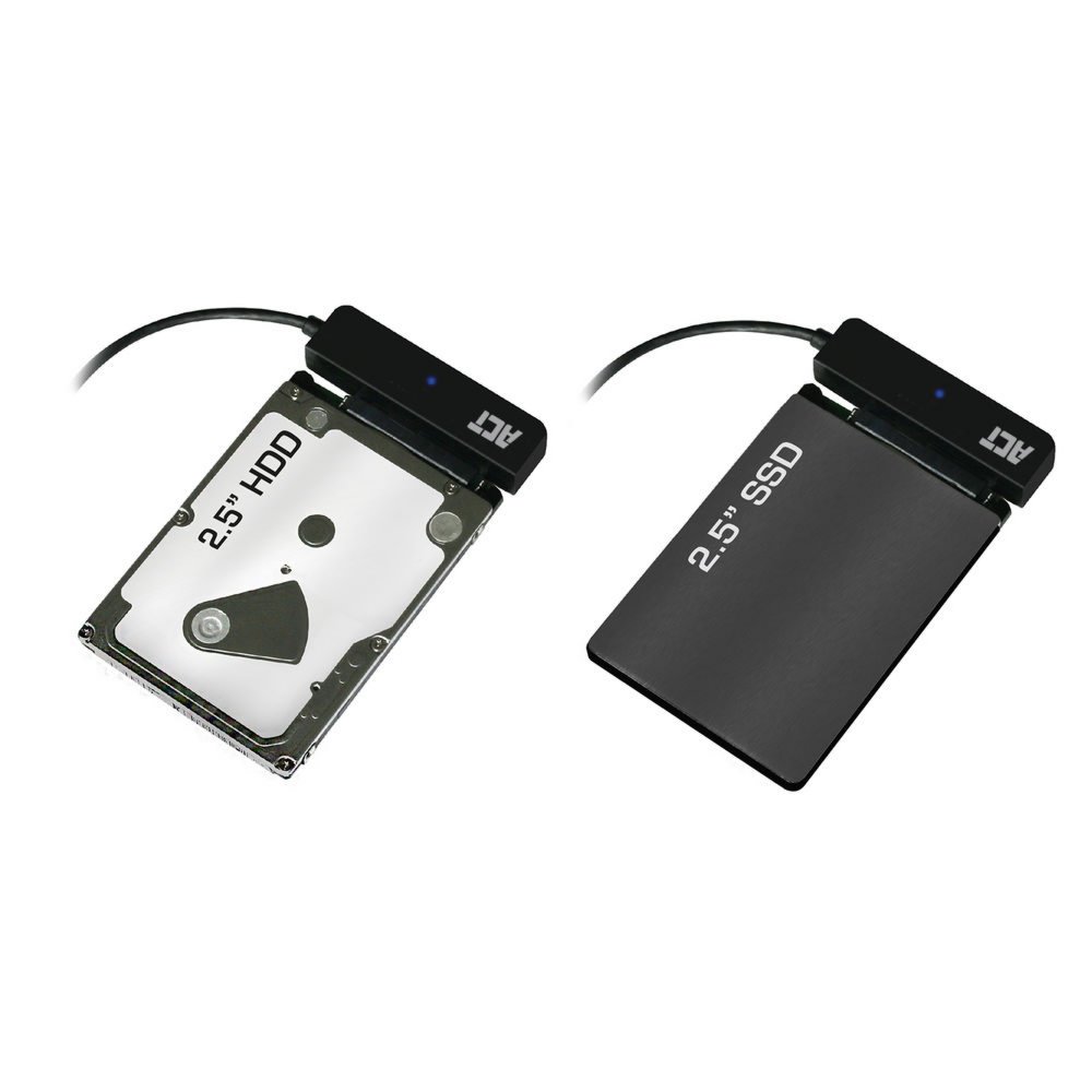 ACT kabel-tussenstuk | USB-C naar SATA 7-pin + 15-pin | Zwart | AC1525 5 ACT kabel-tussenstuk | USB-C naar SATA 7-pin + 15-pin | Zwart | AC1525 - Afbeelding 5