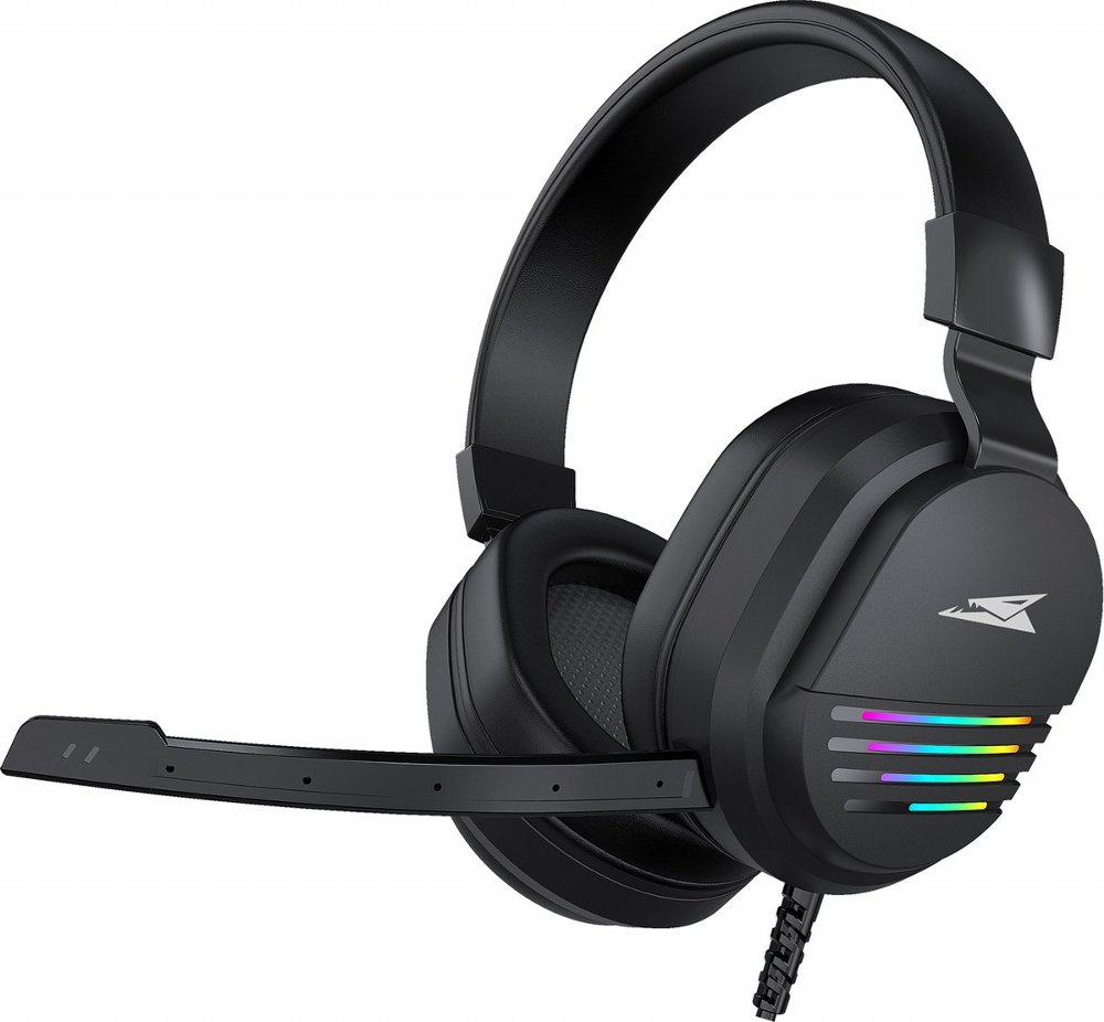 Baracuda PEARL RGB | On-Ear Gaming Headset 3,5mm en USB | Zwart 5 Baracuda PEARL RGB | On-Ear Gaming Headset 3,5mm en USB | Zwart - Afbeelding 5