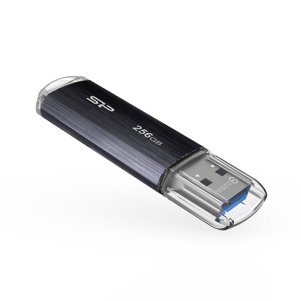 Silicon Power Blaze B02 | 256GB USB-A 3.2 Flash Drive | Zwart 2 Silicon Power Blaze B02 | 256GB USB-A 3.2 Flash Drive | Zwart - Afbeelding 2