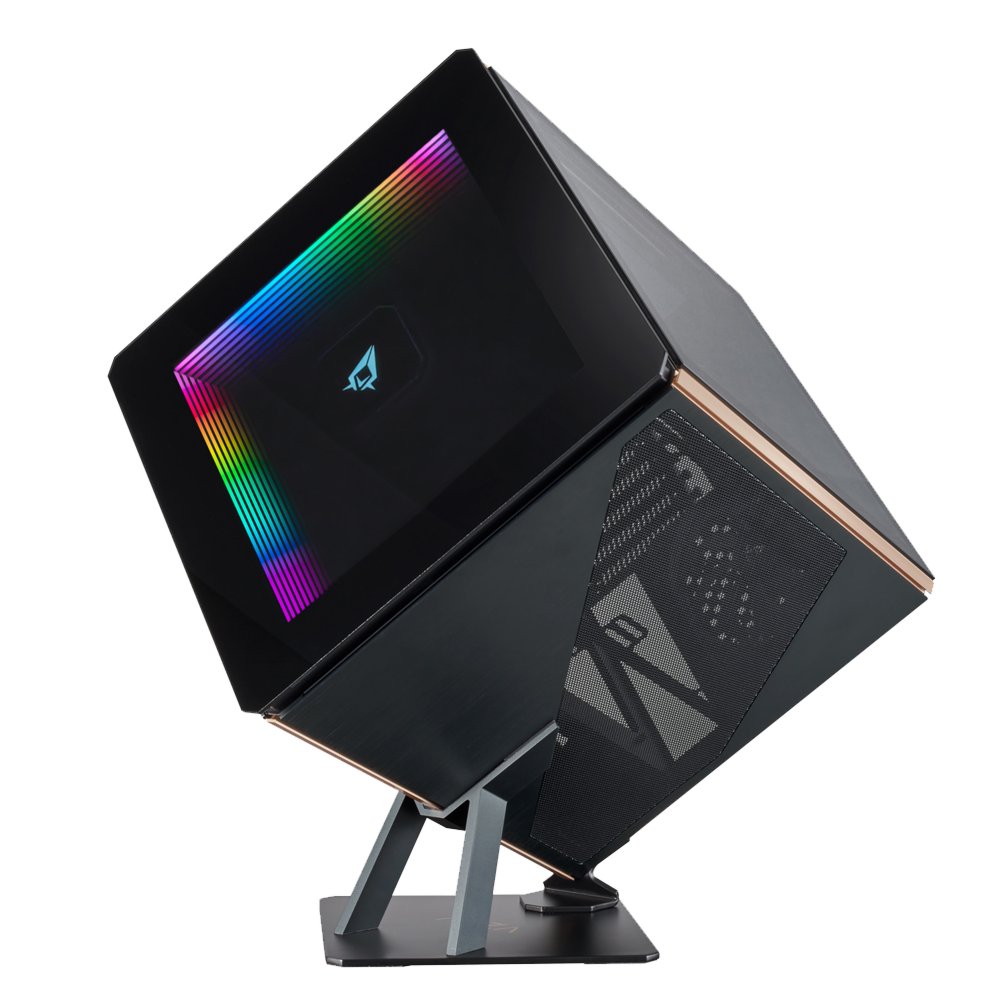 Azza Regis Cube Case | Zwart, Goud, Grijs 3 Grijs