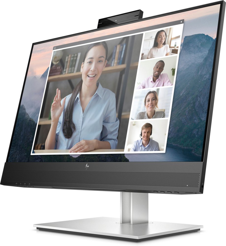 HP E24mv G4 24" | 1920x1080 IPS | 60Hz | Conferencing Monitor met Webcam, Microfoon en Speakers 2 Microfoon en Speakers