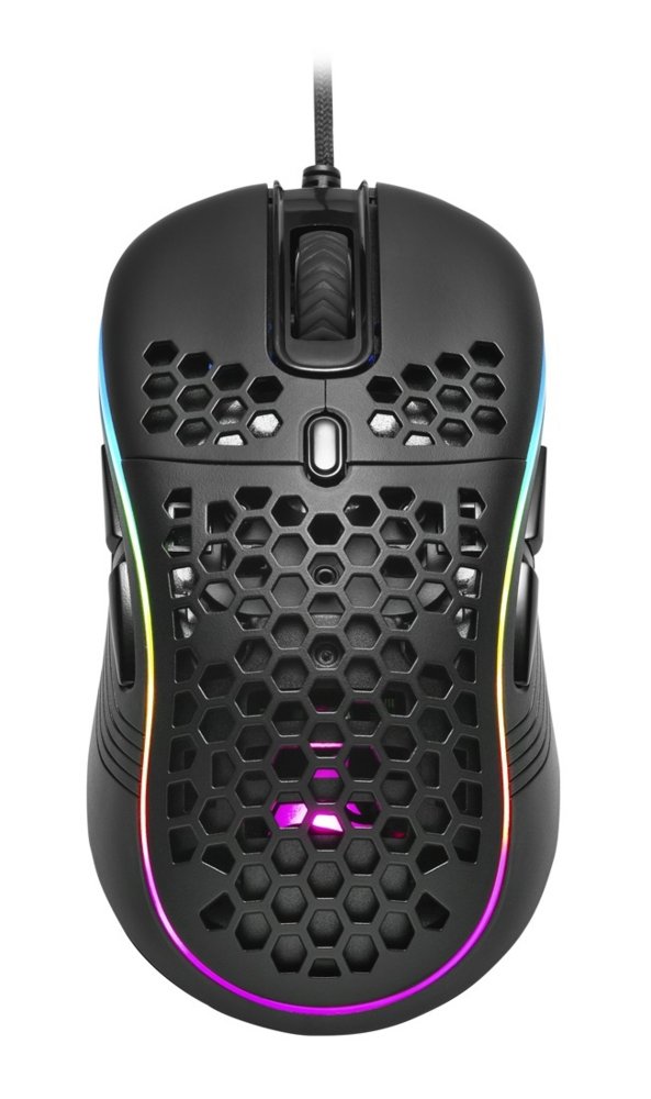 Sharkoon Light² S | Bekabelde Gaming Muis | Links- en Rechtshandig | USB-A | 6200 DPI | Zwart 1 Sharkoon Light² S | Bekabelde Gaming Muis | Links- en Rechtshandig | USB-A | 6200 DPI | Zwart