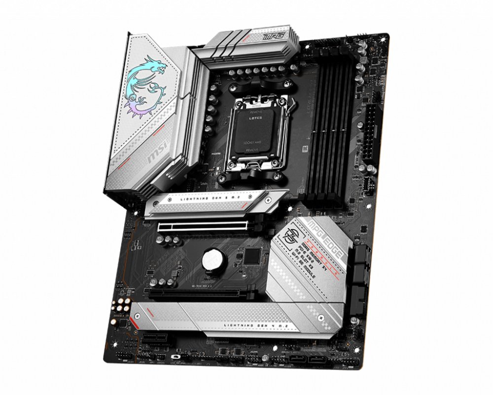 MSI MPG B650 EDGE WIFI | Socket AM5 | AMD B650 | 4xDDR5 | ATX | Moederbord 2 MSI MPG B650 EDGE WIFI | Socket AM5 | AMD B650 | 4xDDR5 | ATX | Moederbord - Afbeelding 2
