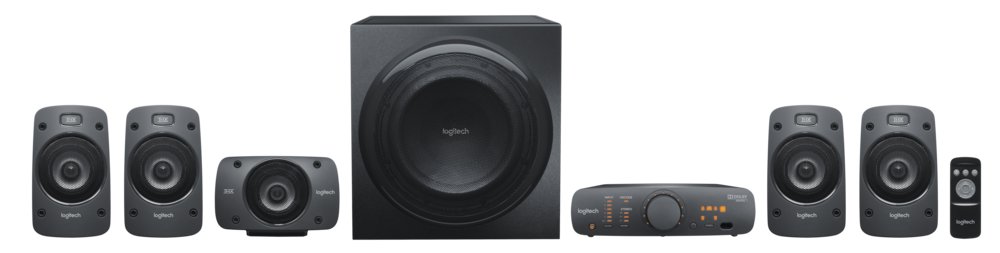 Logitech Z906 | 5.1 Surround Sound Speakerset | THX Gecertificeerd | 500W RMS | Digitale Decodering (Dolby Digital & DTS) 4 Logitech Z906 | 5.1 Surround Sound Speakerset | THX Gecertificeerd | 500W RMS | Digitale Decodering (Dolby Digital & DTS) - Afbeelding 4