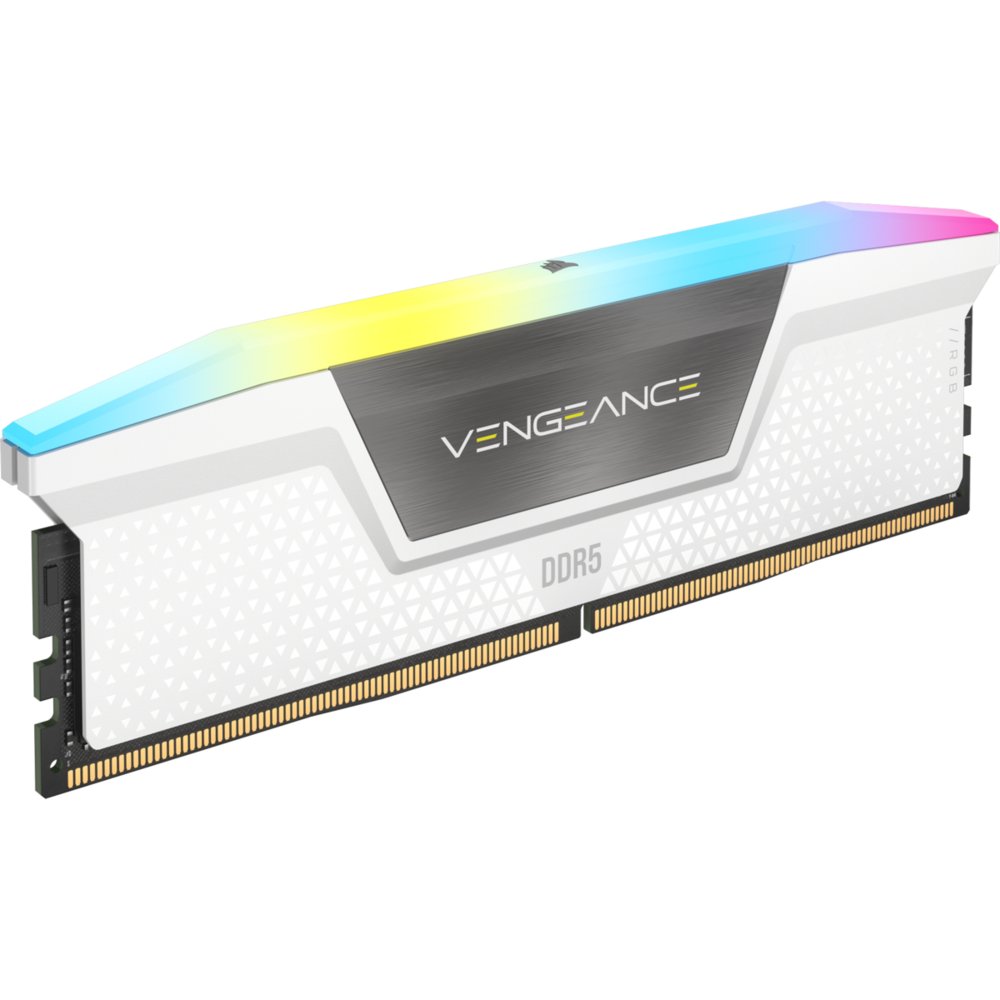 Corsair Vengeance RGB Wit | 32GB 2x16GB DDR5 | 6000MHz | DIMM | CL40 | Geheugenmodule | RAM 4 Corsair Vengeance RGB Wit | 32GB 2x16GB DDR5 | 6000MHz | DIMM | CL40 | Geheugenmodule | RAM - Afbeelding 4