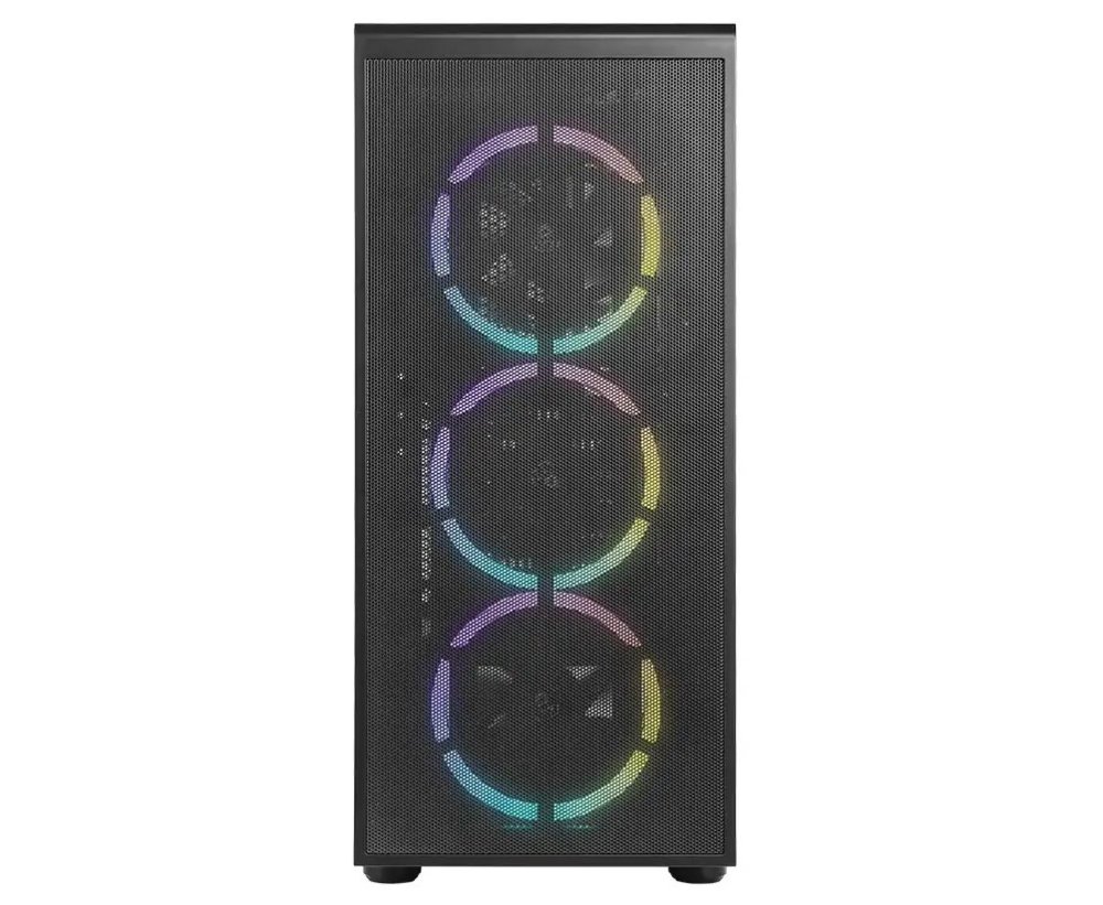 Azza Prime 360 RGB | Midi Tower | Zwart 2 Azza Prime 360 RGB | Midi Tower | Zwart - Afbeelding 2