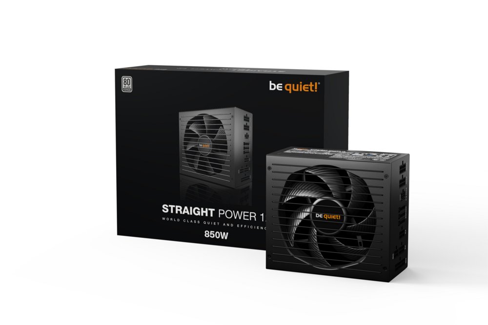 be quiet! Straight Power 12 | 850W Platinum ATX 3.0 PSU | Modulair | Power Supply | Voeding 3 be quiet! Straight Power 12 | 850W Platinum ATX 3.0 PSU | Modulair | Power Supply | Voeding - Afbeelding 3