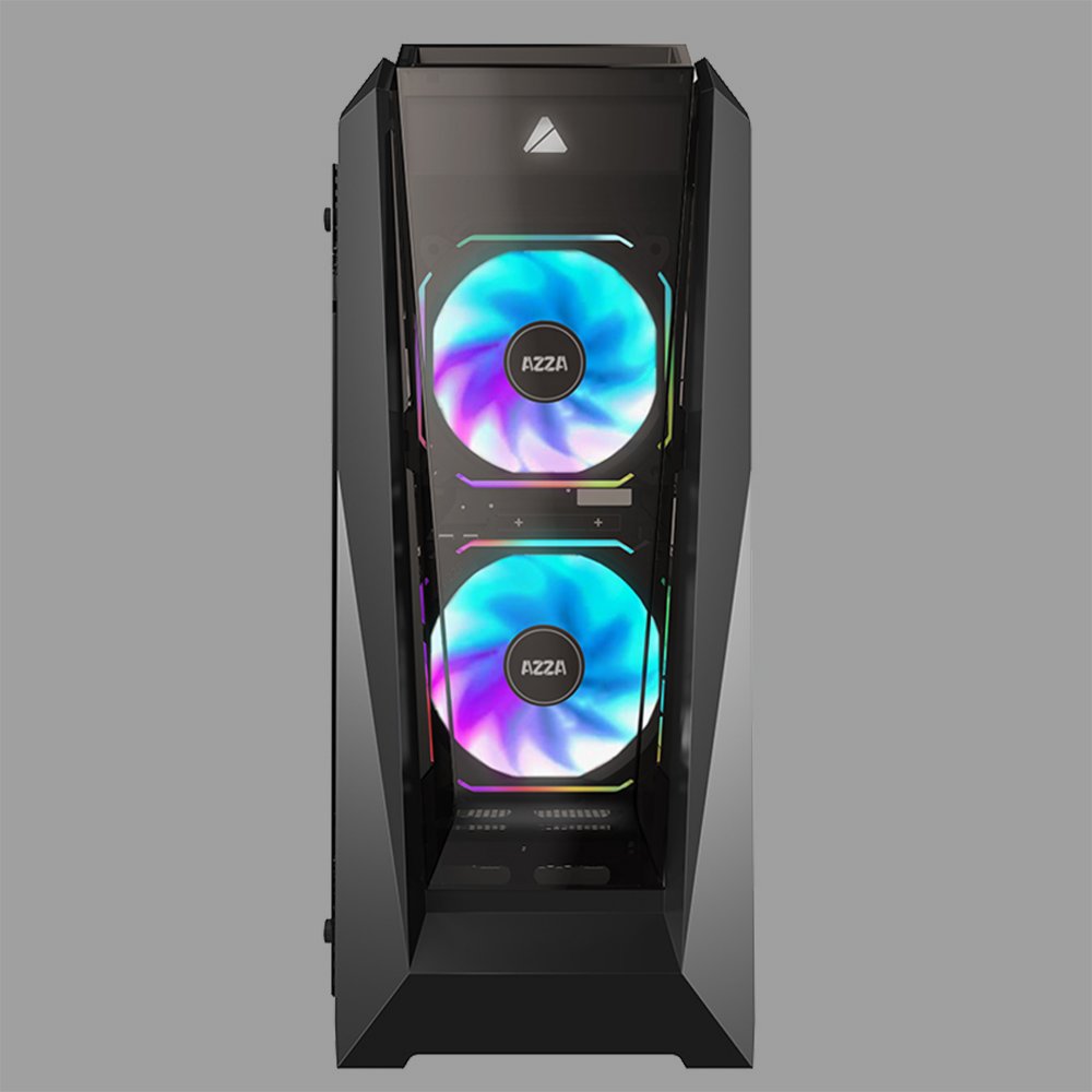 Azza Chroma 410B | Midi Tower Case | Zwart 3 Azza Chroma 410B | Midi Tower Case | Zwart - Afbeelding 3