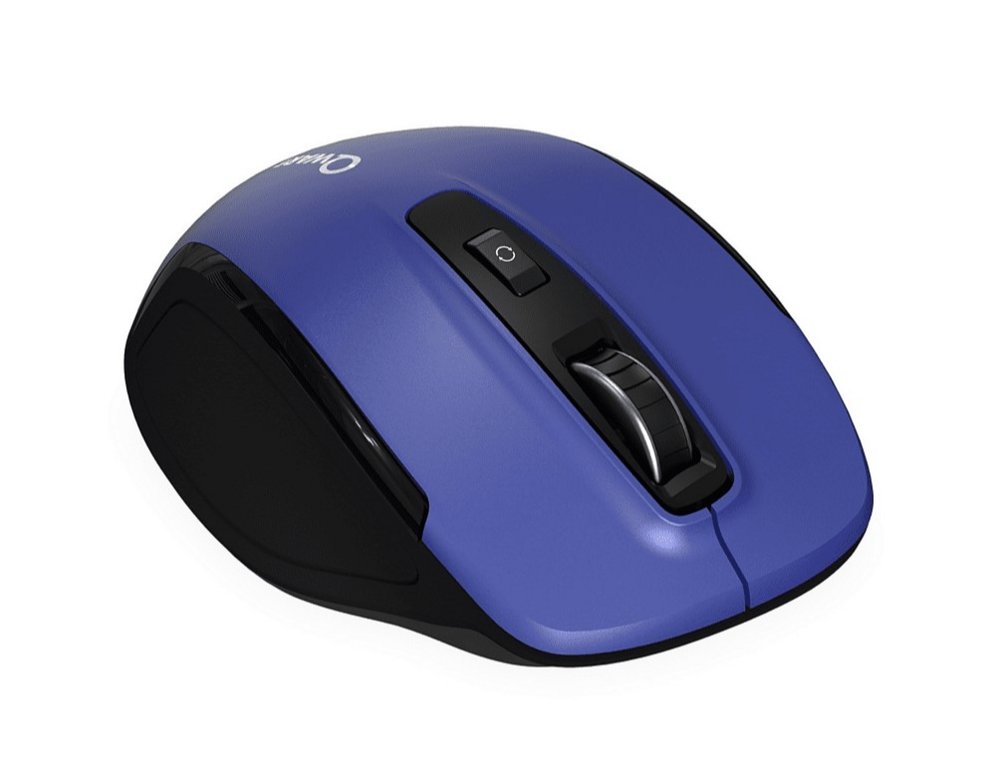 Qware Glasgow | Draadloze Muis | Rechtshandig | RF + Bluetooth | 1600 DPI | Blauw/Zwart 5 Qware Glasgow | Draadloze Muis | Rechtshandig | RF + Bluetooth | 1600 DPI | Blauw/Zwart - Afbeelding 5