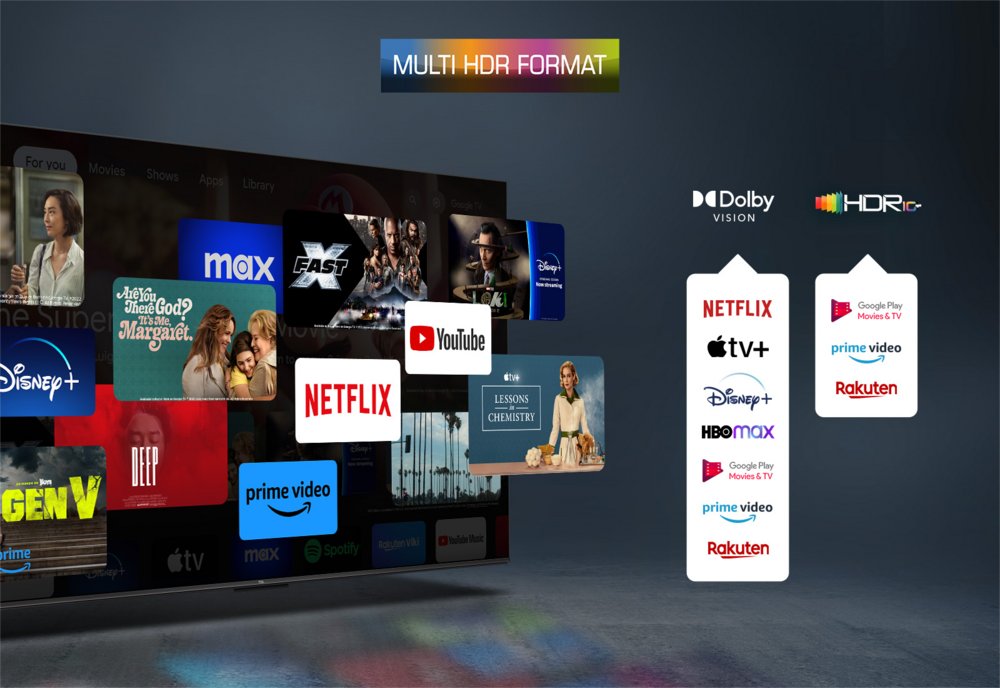 TCL 85C69B 85" | 4K Ultra HD QLED Smart TV | Google TV + Wifi | Dolby Vision | Quantum Dot met Levendige Kleuren | 60Hz 10 TCL 85C69B 85" | 4K Ultra HD QLED Smart TV | Google TV + Wifi | Dolby Vision | Quantum Dot met Levendige Kleuren | 60Hz - Afbeelding 10