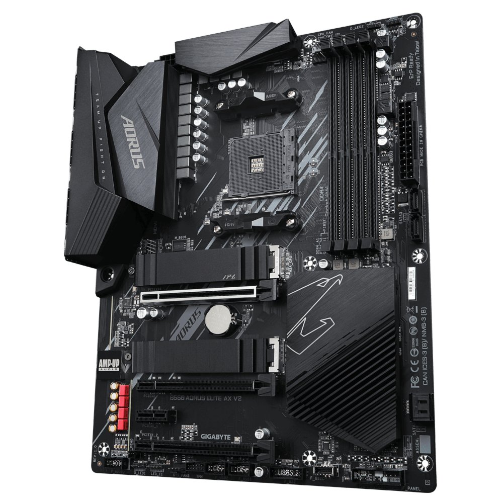 Gigabyte B550 AORUS ELITE AX V2 | Socket AM4 | AMD B550 | 4xDDR4 | ATX | Moederbord 4 Gigabyte B550 AORUS ELITE AX V2 | Socket AM4 | AMD B550 | 4xDDR4 | ATX | Moederbord - Afbeelding 4