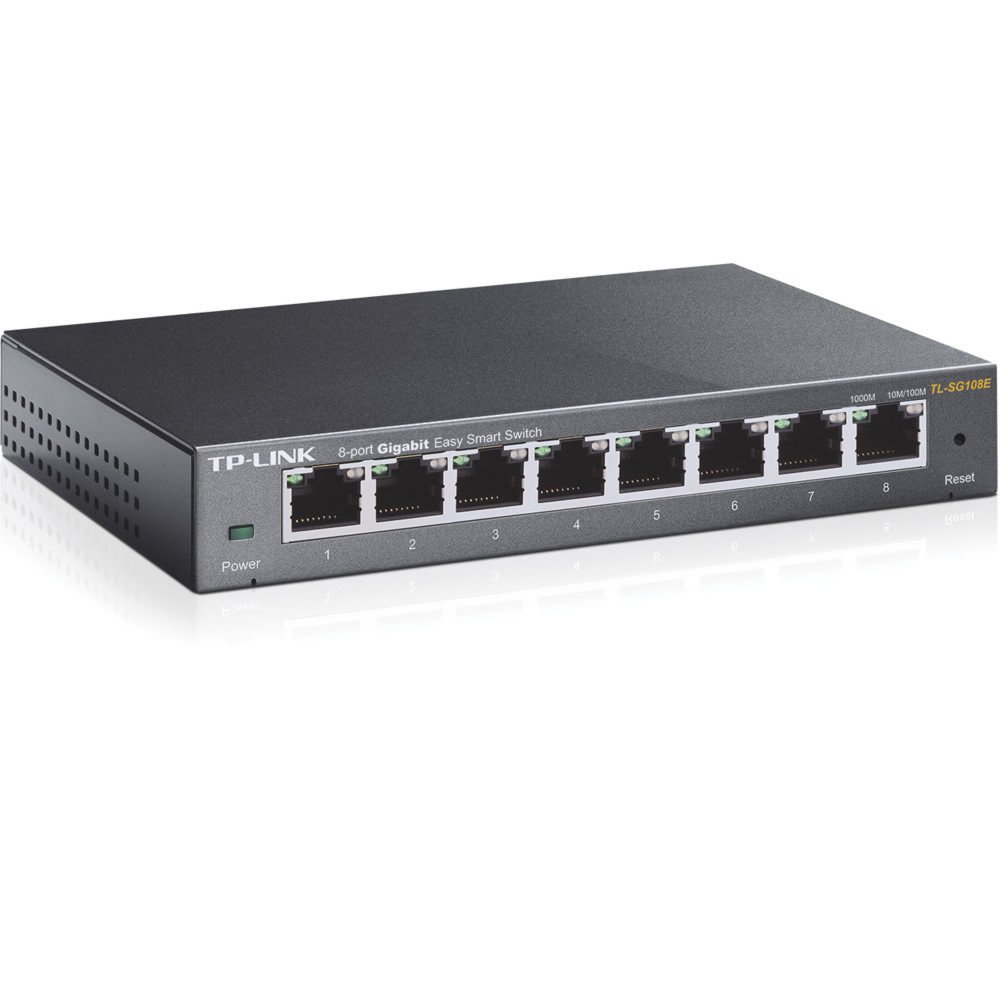 TP-Link TL-SG108E | Managed L2 Switch | 8 Poorten | Gigabit Ethernet (10/100/1000 Mbps) 1 TP-Link TL-SG108E | Managed L2 Switch | 8 Poorten | Gigabit Ethernet (10/100/1000 Mbps)