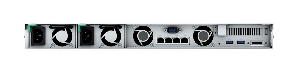 Synology RS822RP+ | 4-Bay 1U Rackmount NAS | AMD Ryzen V1500B | 2GB DDR4 ECC (Uitbreidbaar tot 32GB) | Redundante Voeding | 4x 1GbE LAN | PCIe 3.0 | DSM 3 Synology RS822RP+ | 4-Bay 1U Rackmount NAS | AMD Ryzen V1500B | 2GB DDR4 ECC (Uitbreidbaar tot 32GB) | Redundante Voeding | 4x 1GbE LAN | PCIe 3.0 | DSM - Afbeelding 3