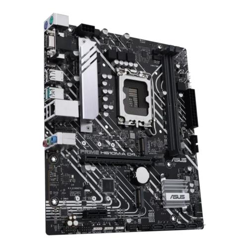 ASUS PRIME H610M-A D4-CSM | Socket LGA 1700 | Intel H610 | 2xDDR4 | Micro-ATX | Moederbord 3 ASUS PRIME H610M-A D4-CSM | Socket LGA 1700 | Intel H610 | 2xDDR4 | Micro-ATX | Moederbord - Afbeelding 3