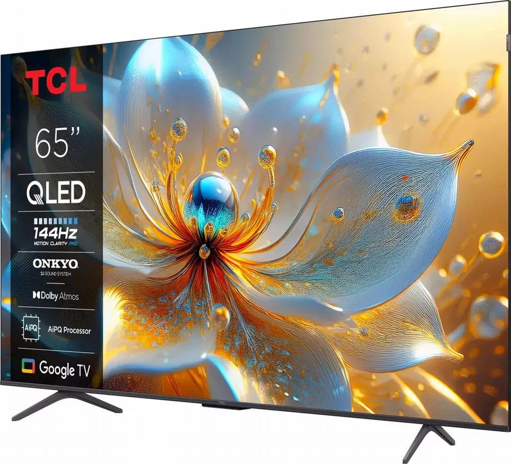 TCL 65T8C | 65" 4K Ultra HD QLED Smart TV | 120Hz | Google TV + Wifi | Dolby Vision | HDMI 2.1 (2025) 2 TCL 65T8C | 65" 4K Ultra HD QLED Smart TV | 120Hz | Google TV + Wifi | Dolby Vision | HDMI 2.1 (2025) - Afbeelding 2