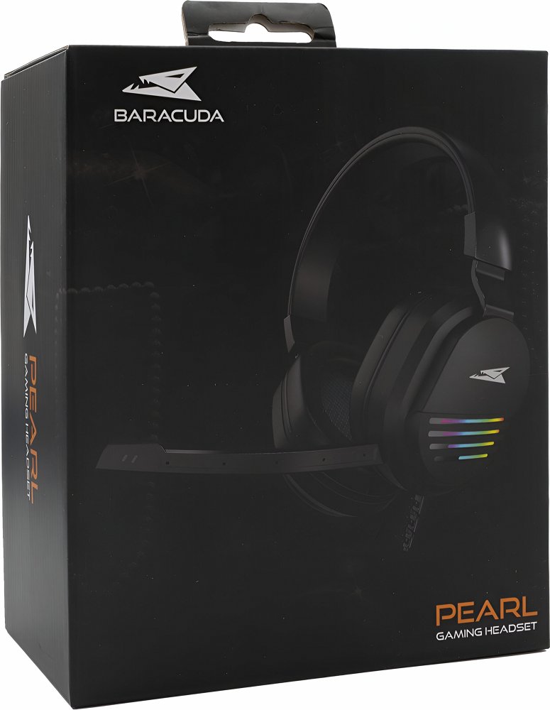 Baracuda PEARL RGB | On-Ear Gaming Headset 3,5mm en USB | Zwart 3 Baracuda PEARL RGB | On-Ear Gaming Headset 3,5mm en USB | Zwart - Afbeelding 3