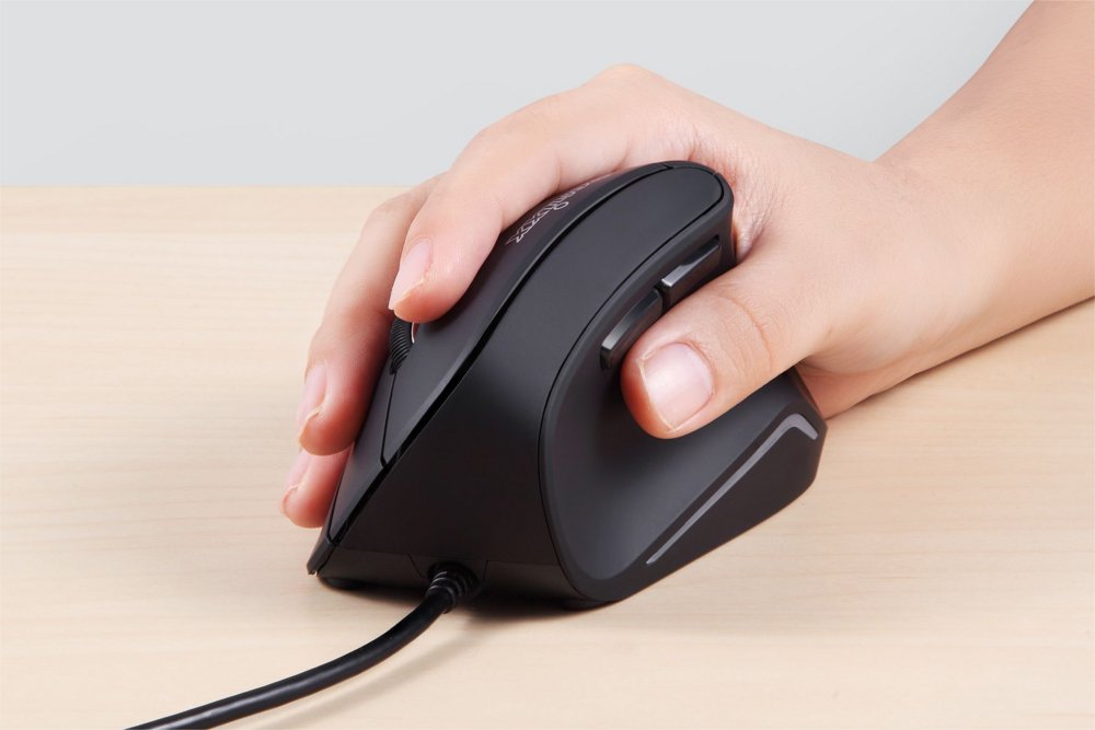 Perixx PERIMICE-515 II | Ergonomische Bedrade Muis | Rechtshandig | USB-A | 1600 DPI | Zwart 5 Perixx PERIMICE-515 II | Ergonomische Bedrade Muis | Rechtshandig | USB-A | 1600 DPI | Zwart - Afbeelding 5