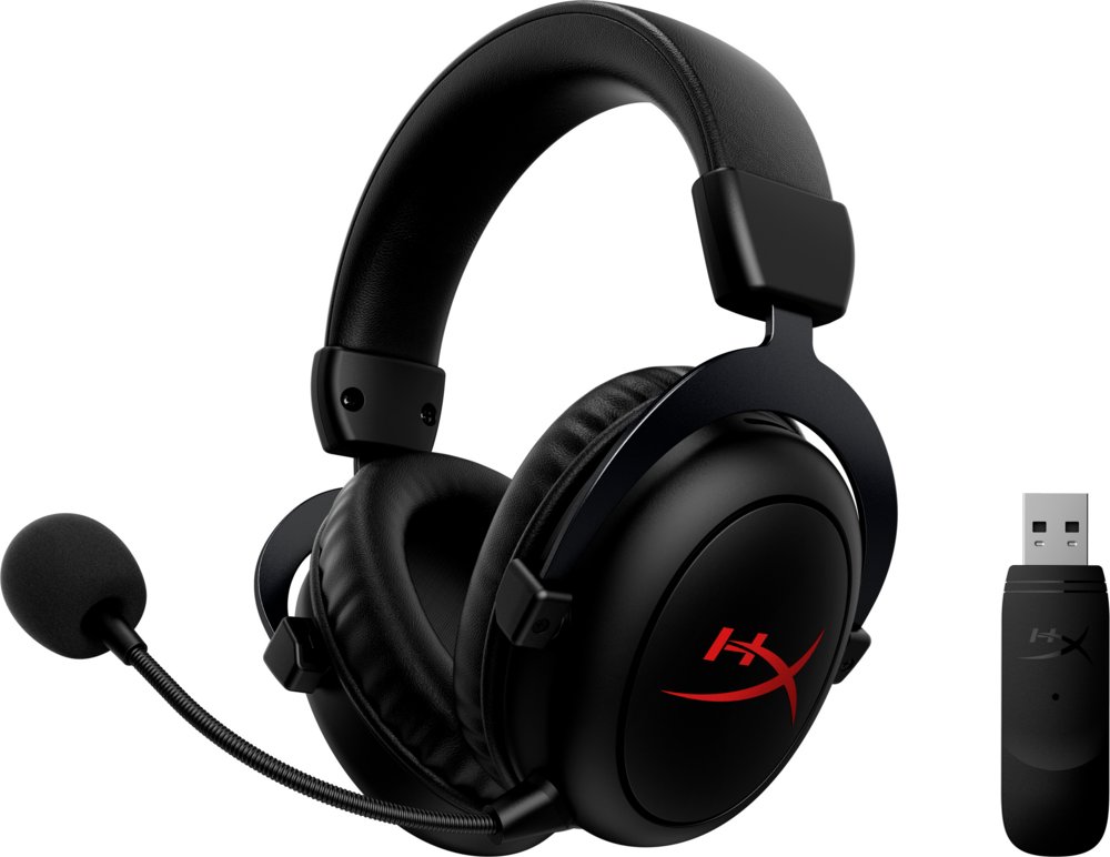 HyperX Cloud Core Wireless | Over-ear Gaming Headset | USB-A Receiver | Zwart 2 HyperX Cloud Core Wireless | Over-ear Gaming Headset | USB-A Receiver | Zwart - Afbeelding 2
