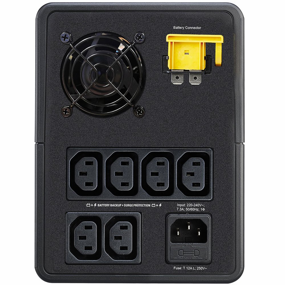 APC Back‑UPS BVX1600LI | 1600 VA Noodstroomvoorziening | 6x IEC C13-uitgang 2 APC Back‑UPS BVX1600LI | 1600 VA Noodstroomvoorziening | 6x IEC C13-uitgang - Afbeelding 2