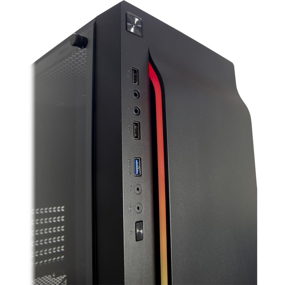 Inter-Tech A-3411 Creek RGB | Midi Tower | Zwart 4 Inter-Tech A-3411 Creek RGB | Midi Tower | Zwart - Afbeelding 4