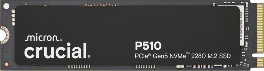 Crucial P510 | 1TB NVMe SSD | M.2 | Gen5 | 11.700MB/s Lezen | 9.500MB/s Schrijven 1 Crucial P510 | 1TB NVMe SSD | M.2 | Gen5 | 11.700MB/s Lezen | 9.500MB/s Schrijven