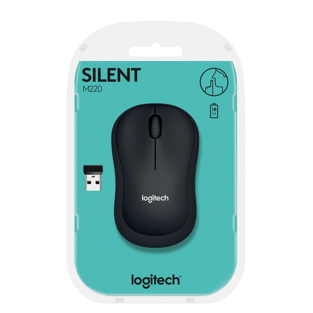 Logitech M220 | Draadloze Muis | Links- en Rechtshandig | RF | 1000 DPI | Grijs 5 Logitech M220 | Draadloze Muis | Links- en Rechtshandig | RF | 1000 DPI | Grijs - Afbeelding 5