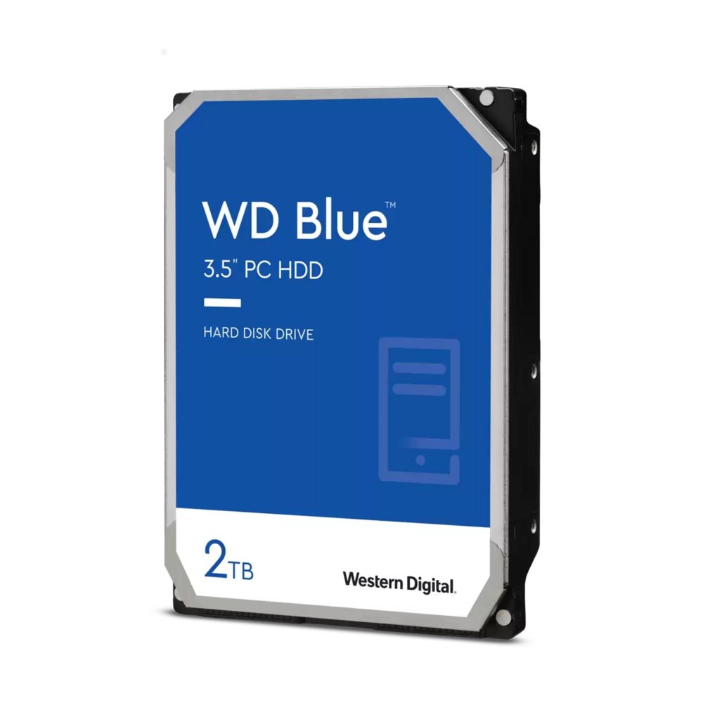 Western Digital Blue HDD 3.5" | 2TB SATA III | 7200RPM 2 Western Digital Blue HDD 3.5" | 2TB SATA III | 7200RPM - Afbeelding 2
