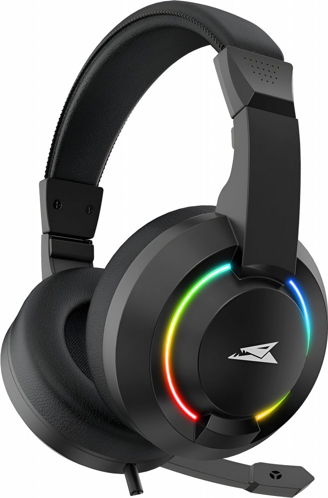 Baracuda HYDRA RGB Rainbow | Gaming Headset 3,5mm & USB | Zwart 3 Baracuda HYDRA RGB Rainbow | Gaming Headset 3,5mm & USB | Zwart - Afbeelding 3