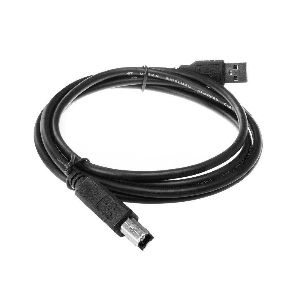 ACT SB2402 | USB 2.0 Kabel | USB-A naar USB-B | 1,8m | Zwart 2 8 m USB 2.0 A naar B Kabel | Zwart