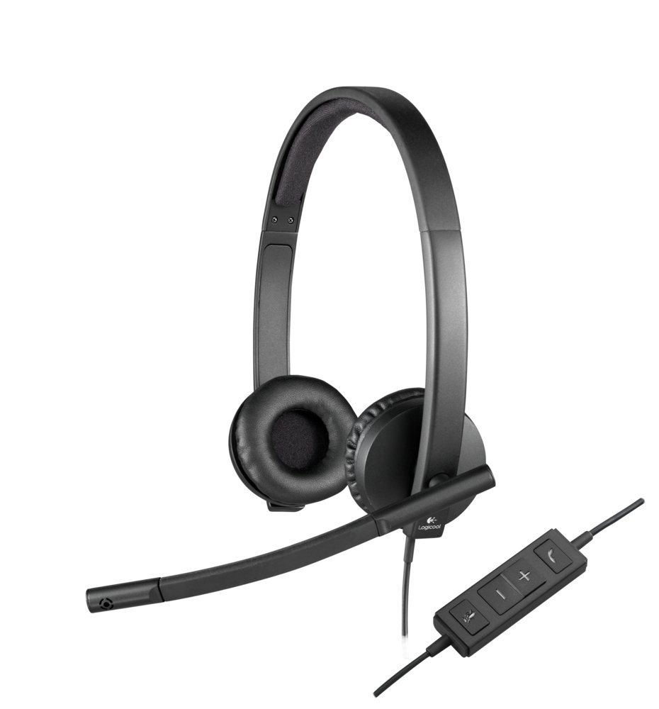 Logitech H570e | Bedrade On-ear USB-A Headset | Zwart 1 Logitech H570e | Bedrade On-ear USB-A Headset | Zwart